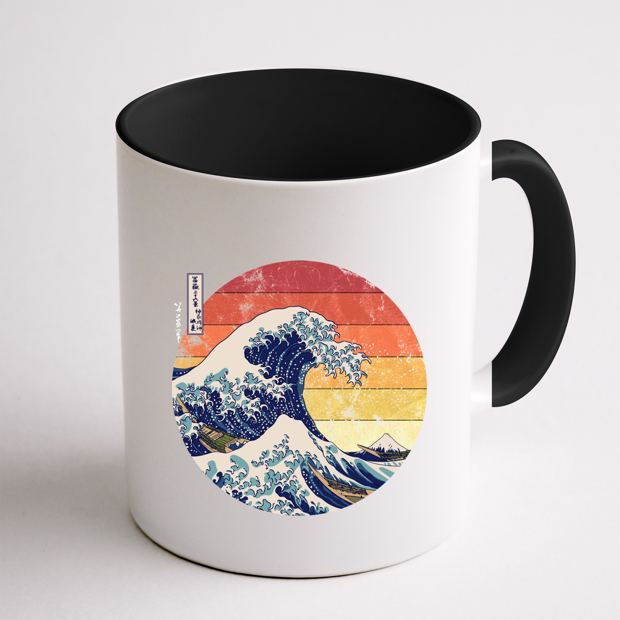 The Great Wave Kanagawa Hokusai Japanese Retro Mug