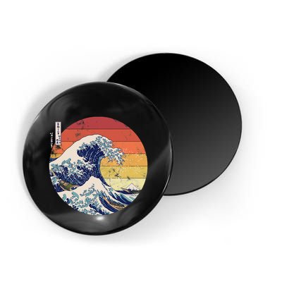 The Great Wave Kanagawa Hokusai Japanese Retro Magnet