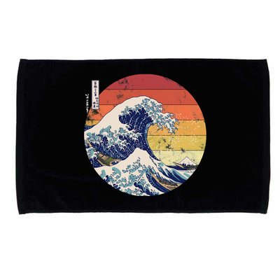 The Great Wave Kanagawa Hokusai Japanese Retro Microfiber Hand Towel