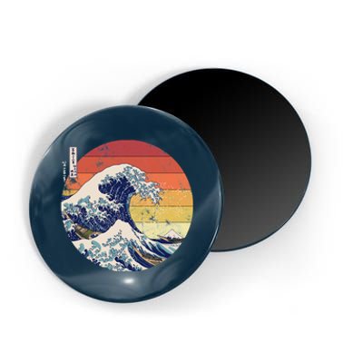 The Great Wave Kanagawa Hokusai Japanese Retro Magnet