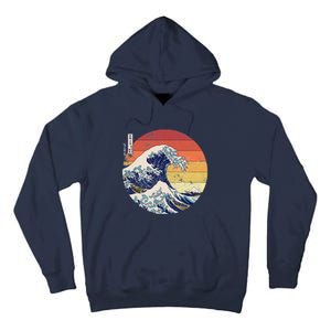 The Great Wave Kanagawa Hokusai Japanese Retro Tall Hoodie