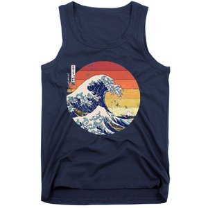 The Great Wave Kanagawa Hokusai Japanese Retro Tank Top