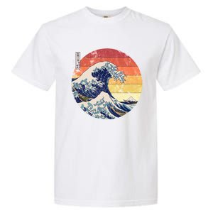 The Great Wave Kanagawa Hokusai Japanese Retro Garment-Dyed Heavyweight T-Shirt