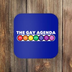 The Gay Weekly Agenda Funny Lgbt Pride Rainbow Gift Coaster