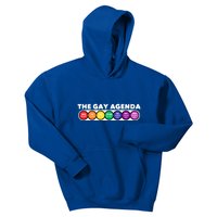 The Gay Weekly Agenda Funny Lgbt Pride Rainbow Gift Kids Hoodie