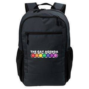 The Gay Weekly Agenda Funny Lgbt Pride Rainbow Gift Daily Commute Backpack