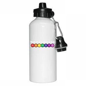 The Gay Weekly Agenda Funny Lgbt Pride Rainbow Gift Aluminum Water Bottle