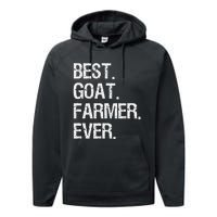 The Goat Whisperer Funny Goat Lover Farmer Performance Fleece Hoodie