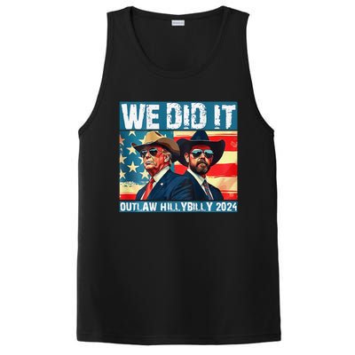 Trump Garbage We Did It Outlaw Hillbilly 2024 PosiCharge Competitor Tank