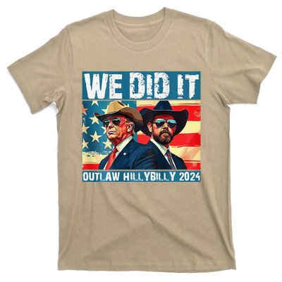 Trump Garbage We Did It Outlaw Hillbilly 2024 T-Shirt