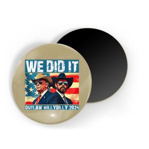 Trump Garbage We Did It Outlaw Hillbilly 2024 Magnet