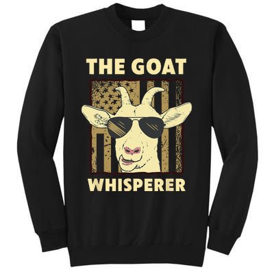 The Goat Whisperer Design For Women Men Farmer Goat Lover Sweatshirt