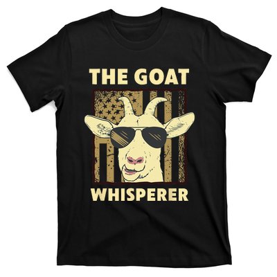 The Goat Whisperer Design For Women Men Farmer Goat Lover T-Shirt