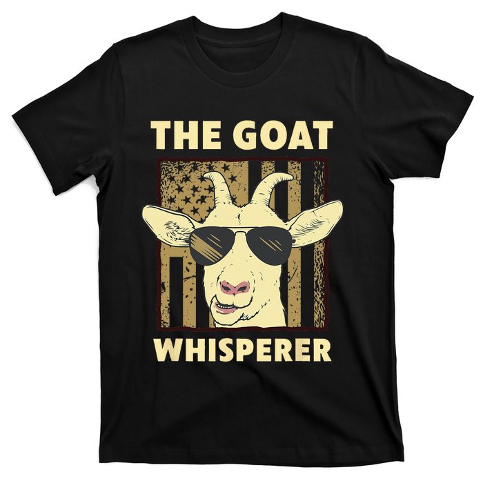 The Goat Whisperer Design For Women Men Farmer Goat Lover T-Shirt