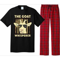 The Goat Whisperer Design For Women Men Farmer Goat Lover Pajama Set