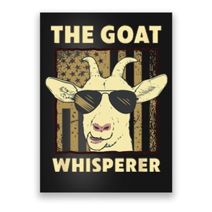 The Goat Whisperer Design For Women Men Farmer Goat Lover Poster