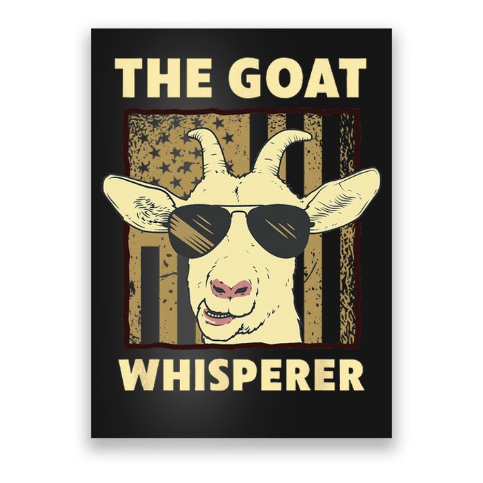 The Goat Whisperer Design For Women Men Farmer Goat Lover Poster