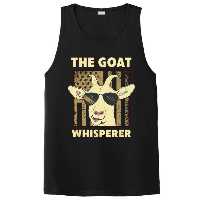 The Goat Whisperer Design For Women Men Farmer Goat Lover PosiCharge Competitor Tank