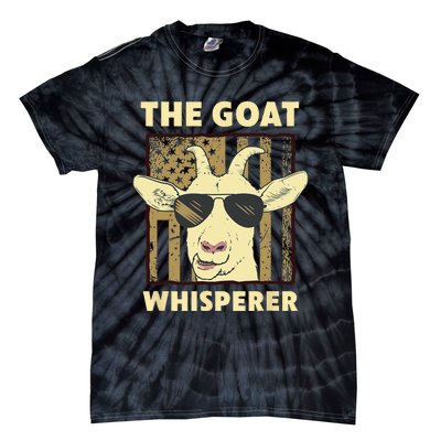 The Goat Whisperer Design For Women Men Farmer Goat Lover Tie-Dye T-Shirt