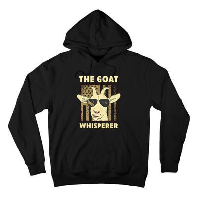 The Goat Whisperer Design For Women Men Farmer Goat Lover Tall Hoodie