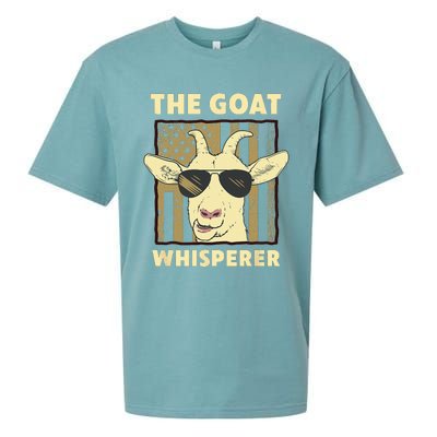 The Goat Whisperer Design For Women Men Farmer Goat Lover Sueded Cloud Jersey T-Shirt