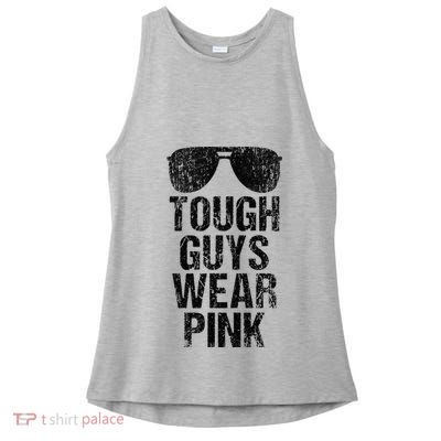 Tough Guys Wear Pink Ladies PosiCharge Tri-Blend Wicking Tank