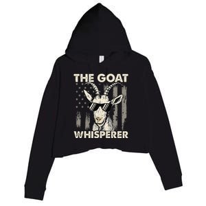 The Goat Whisperer USA American Flag Farm Crop Fleece Hoodie