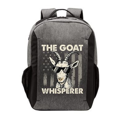 The Goat Whisperer USA American Flag Farm Vector Backpack