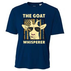 The Goat Whisperer Design For Women Men Farmer Goat Lover Cooling Performance Crew T-Shirt