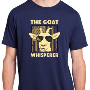 The Goat Whisperer Design For Women Men Farmer Goat Lover Adult ChromaSoft Performance T-Shirt