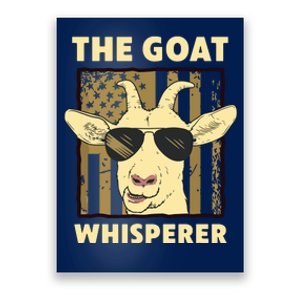 The Goat Whisperer Design For Women Men Farmer Goat Lover Poster