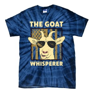 The Goat Whisperer Design For Women Men Farmer Goat Lover Tie-Dye T-Shirt