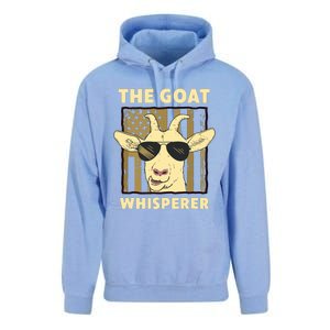 The Goat Whisperer Design For Women Men Farmer Goat Lover Unisex Surf Hoodie