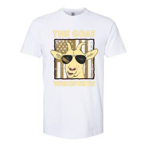 The Goat Whisperer Design For Women Men Farmer Goat Lover Softstyle CVC T-Shirt