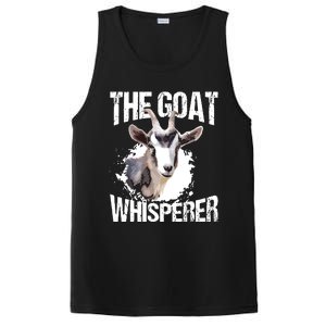 The Goat Whisperer Funny Goat Lover Farmer Gift PosiCharge Competitor Tank