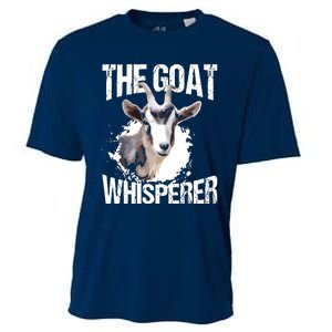 The Goat Whisperer Funny Goat Lover Farmer Gift Cooling Performance Crew T-Shirt