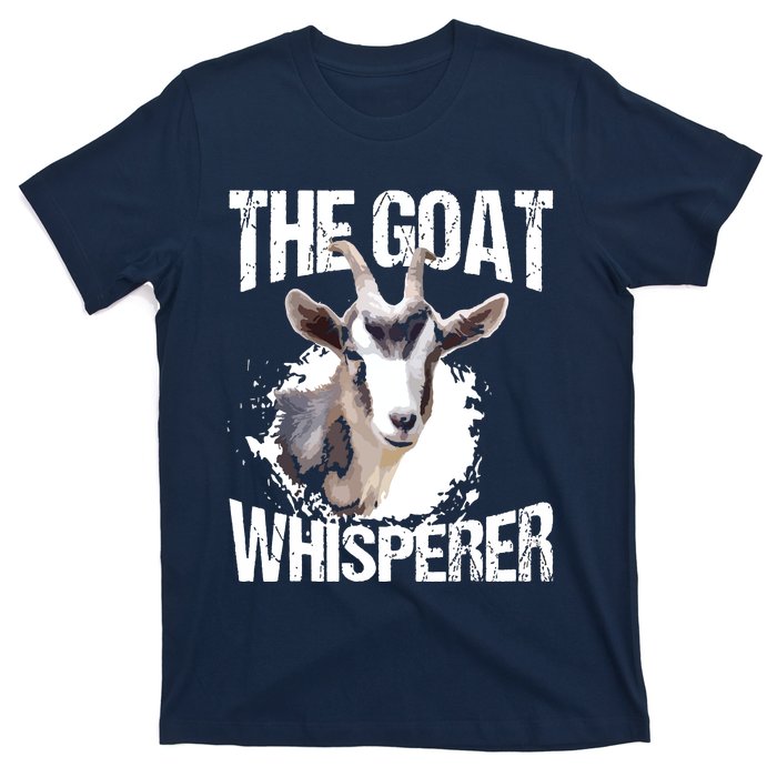 The Goat Whisperer Funny Goat Lover Farmer Gift T-Shirt