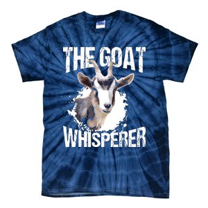 The Goat Whisperer Funny Goat Lover Farmer Gift Tie-Dye T-Shirt