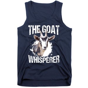 The Goat Whisperer Funny Goat Lover Farmer Gift Tank Top