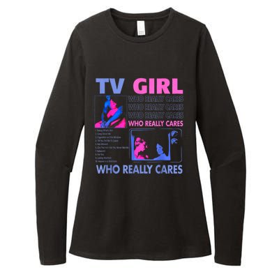 Tv Girl Who Really Care Womens CVC Long Sleeve Shirt