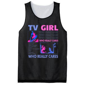 Tv Girl Who Really Care Mesh Reversible Basketball Jersey Tank