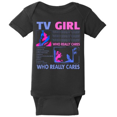 Tv Girl Who Really Care Baby Bodysuit