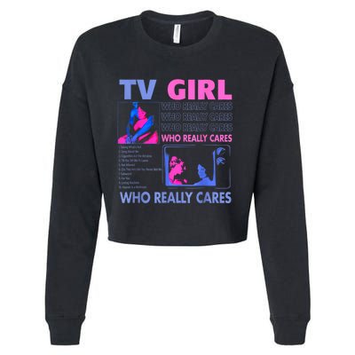 Tv Girl Who Really Care Cropped Pullover Crew