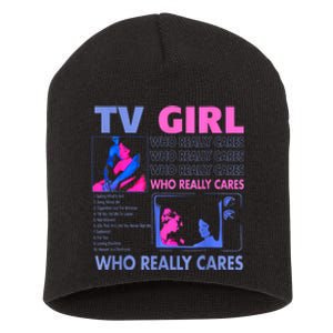 Tv Girl Who Really Care Short Acrylic Beanie