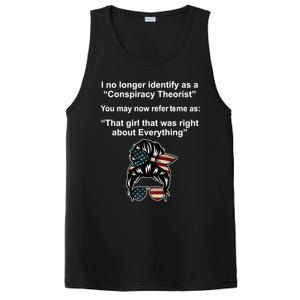 The Girl Who Was Right About Everything Conspiracy Theorist USA PosiCharge Competitor Tank