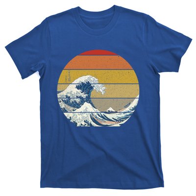 The Great Wave Off Kanagawa Vintage Sunset Meaningful Gift T-Shirt