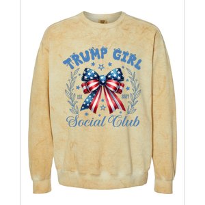 Trumo Girl We Won Trump Win Election President Colorblast Crewneck Sweatshirt