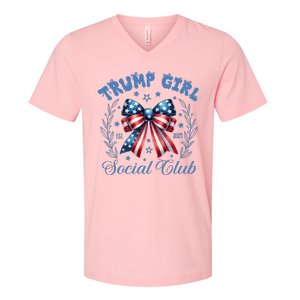 Trumo Girl We Won Trump Win Election President V-Neck T-Shirt