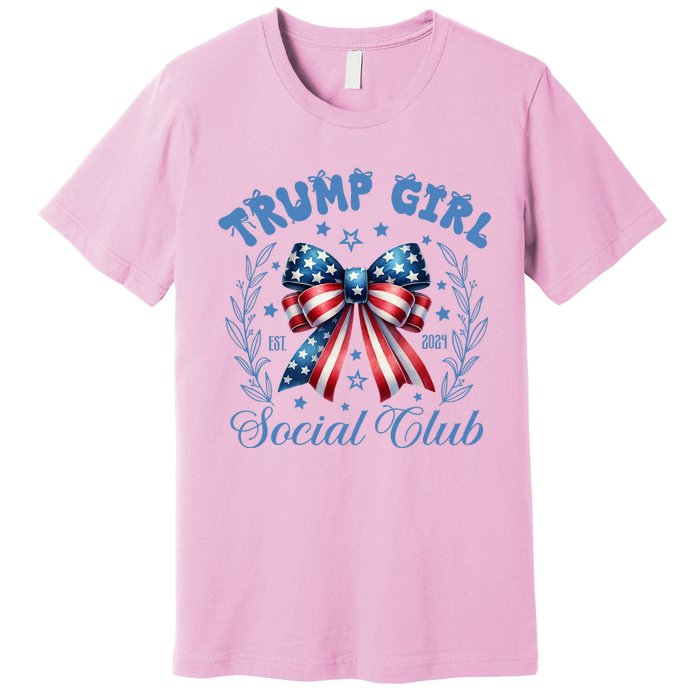 Trumo Girl We Won Trump Win Election President Premium T-Shirt