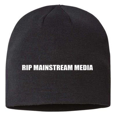 Tommy G Wearing Rip Mainstream Media Sustainable Beanie